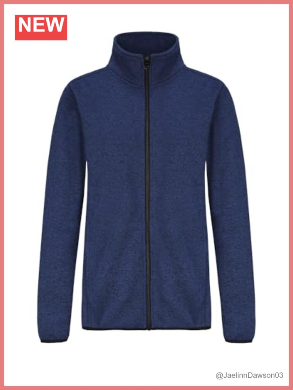 Women's Long Sleeve Fleece Zip Up Jacket with Pockets
